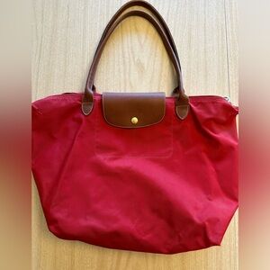 Longchamp large shoulder tote